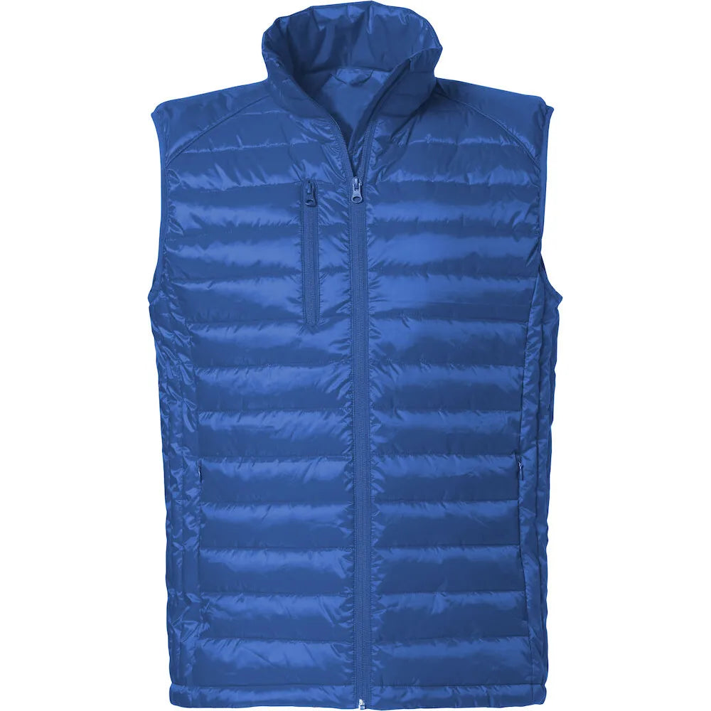 bodywarmer hudson vest clique kobaltblauw voorzijde 26020974