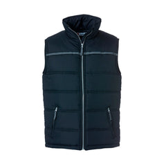 Gewatteerde bodywarmer met reflecterende details - Navy