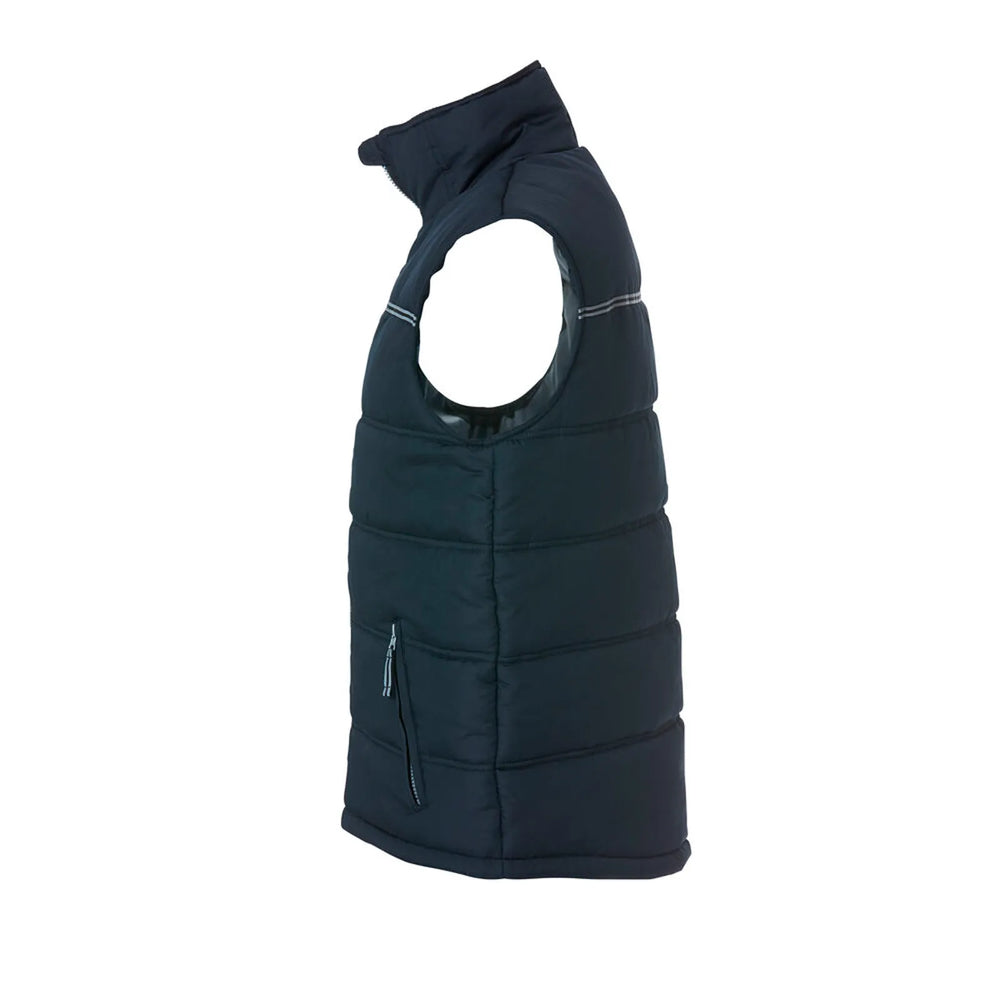 Gewatteerde bodywarmer met reflecterende details - Navy