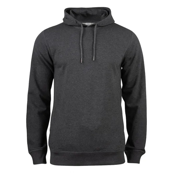 hoodie premium oc clique antraciet voorzijde 26021002