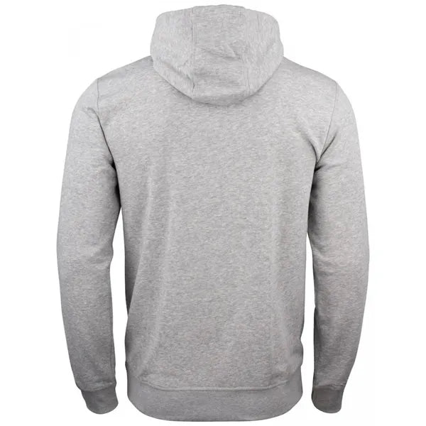 hoodie premium oc clique grijs melange achterzijde 26021002