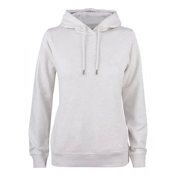 Clique dameshoodie, Crème gemêleerd - 26021003