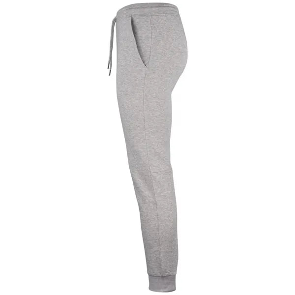 joggingbroek sweatpants clique grijs melange linkerkant 26021008