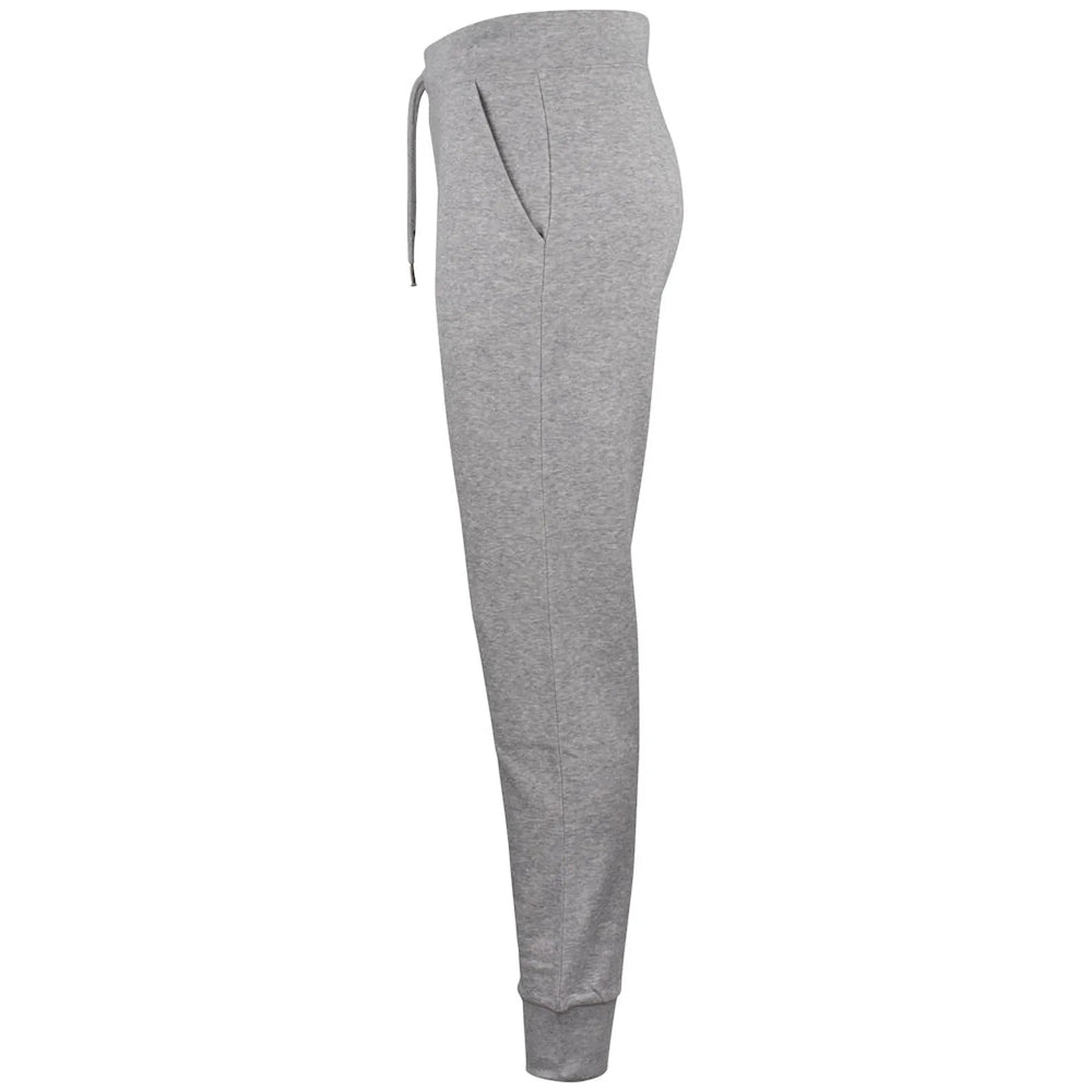 joggingbroek sweatpants premium ladies clique grijs linkerzijde 26021009