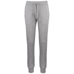 joggingbroek sweatpants premium ladies clique grijs voorzijde 26021009