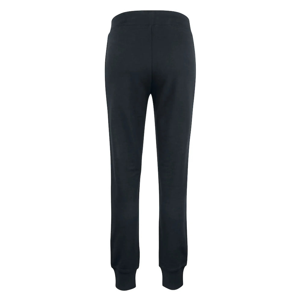 joggingbroek sweatpants premium ladies clique zwart achterzijde 26021009