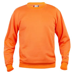 Clique Basic Roundneck Sweater - Signaaloranje