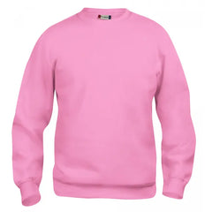 Clique Basic Roundneck Sweater - Helder Roze