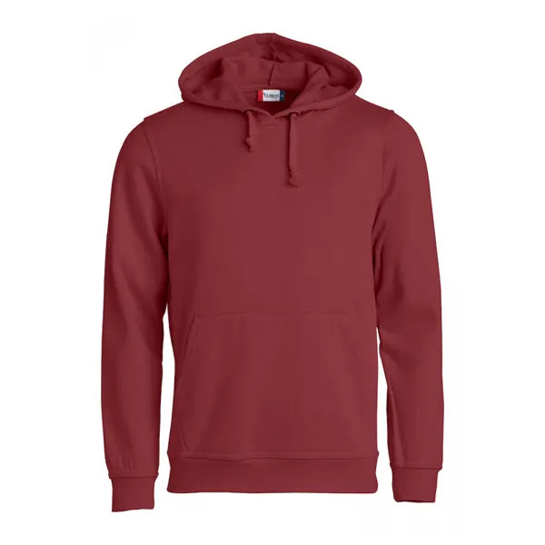 sweater hoodie capuchon clique bordeaux voorzijde 26021031