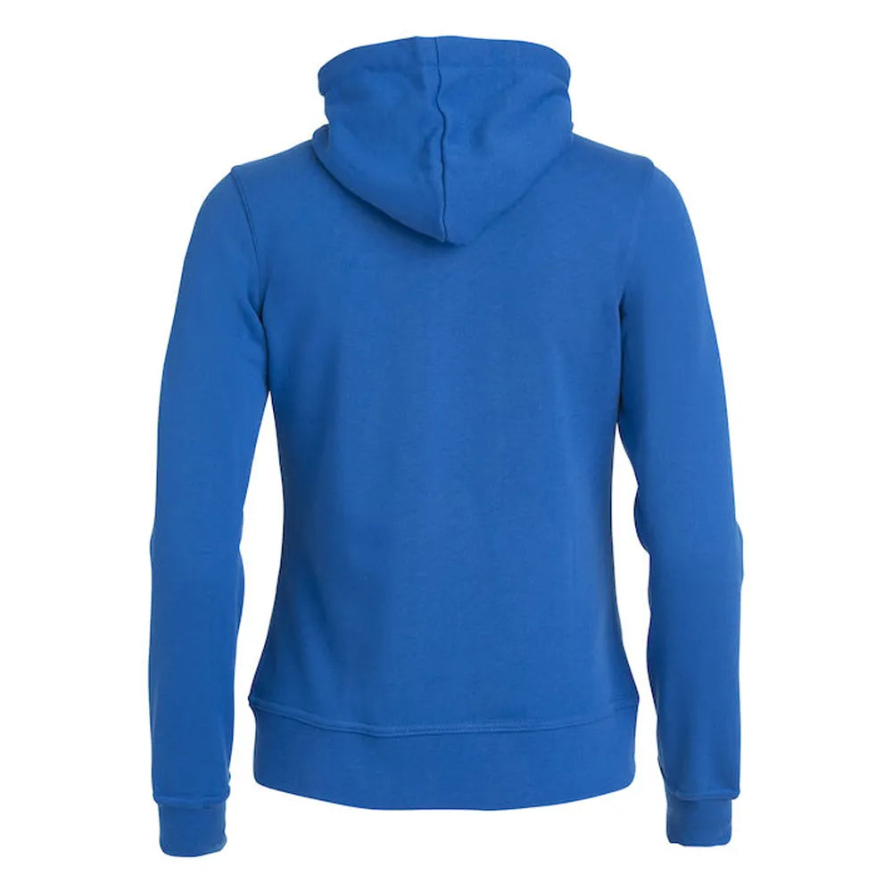Dames hoodie vest met rits, Kobaltblauw - 26021035