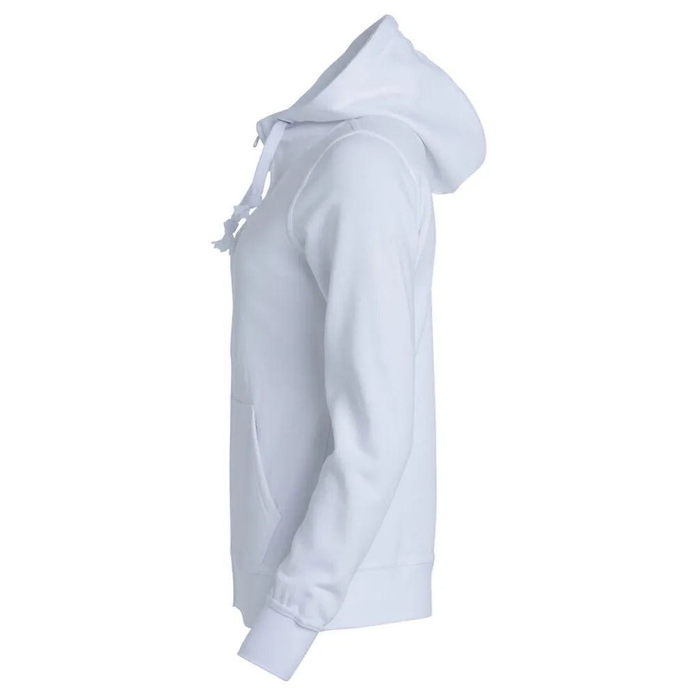 Dames hoodie vest met rits, Wit - 26021035