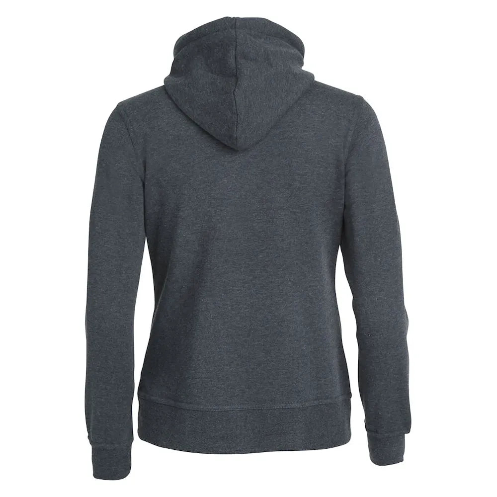 hoodie vest rits capuchon dames antraciet achterzijde 26021035  