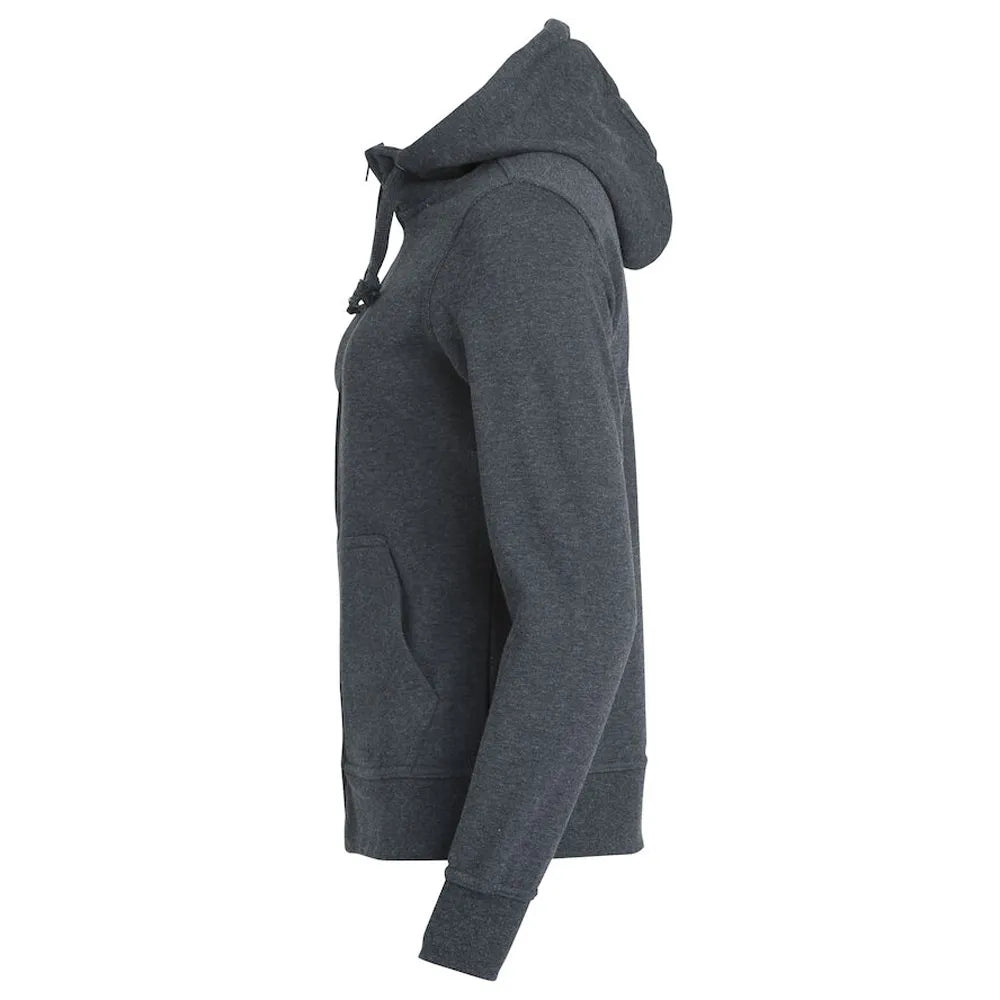 hoodie vest rits capuchon dames antraciet linker mouw 26021035  
