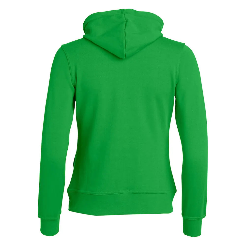 hoodie vest rits capuchon dames appel groen achterzijde 26021035  