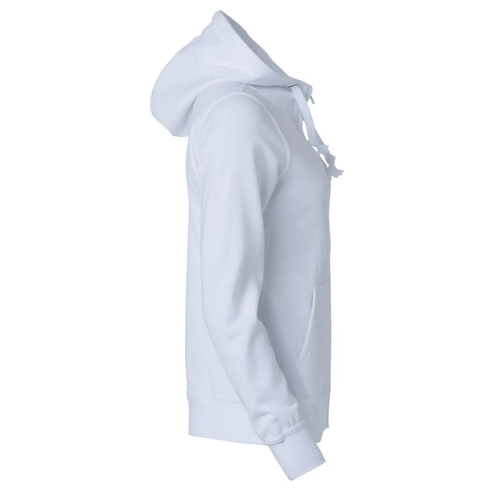 hoodie vest rits capuchon dames wit rechter mouw 26021035