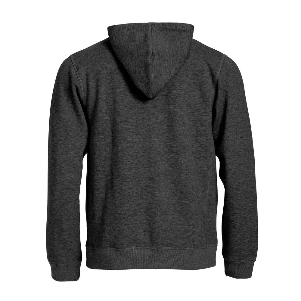 classic hoody clique antraciet achterzijde 26021041