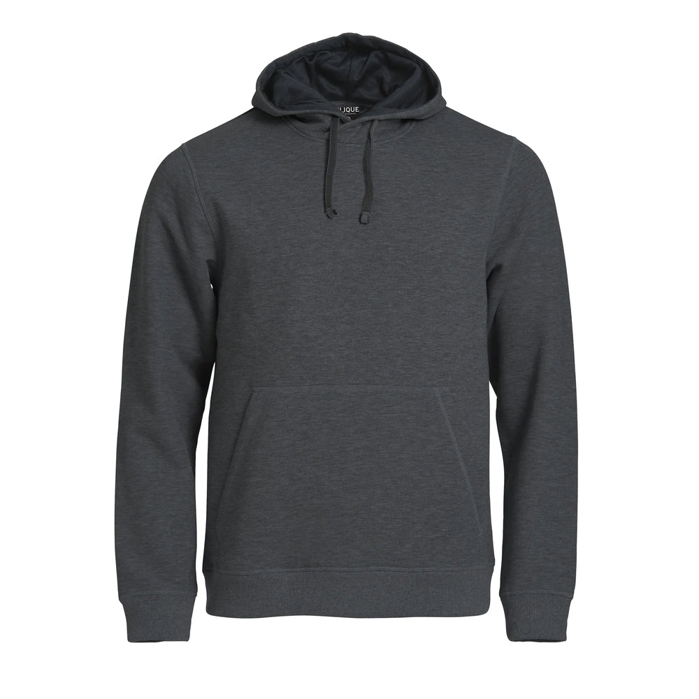 clasic hoodie clique  antraciet voorzijde 26021041