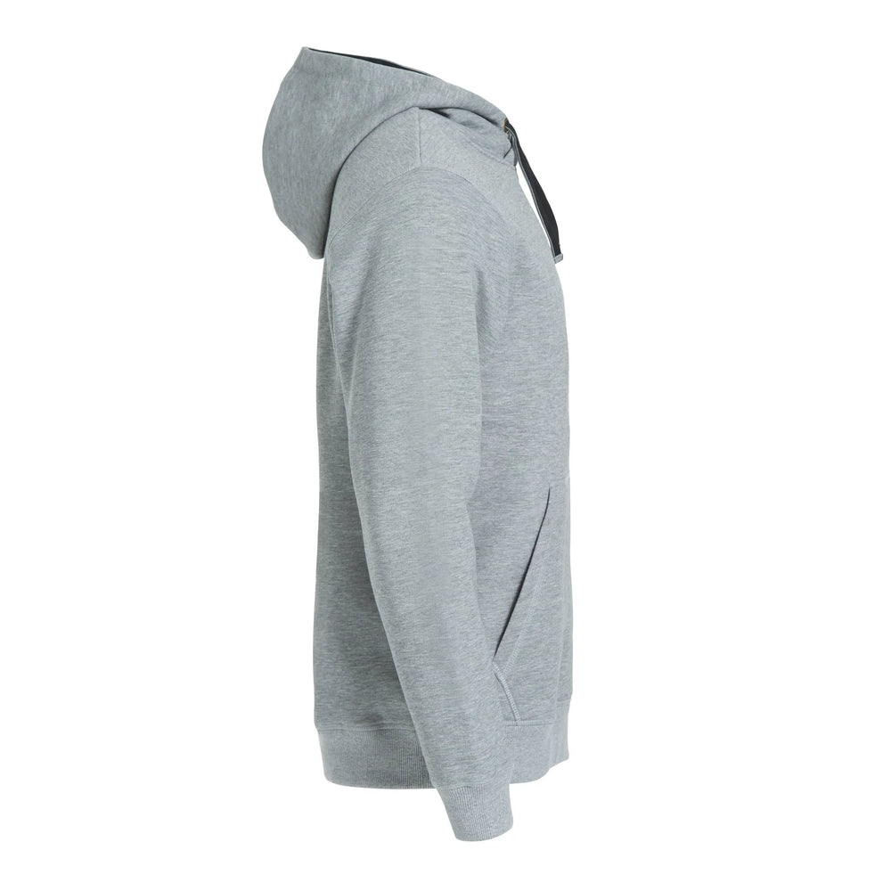 classic hoody clique grijs melange rechter mouw 26021041