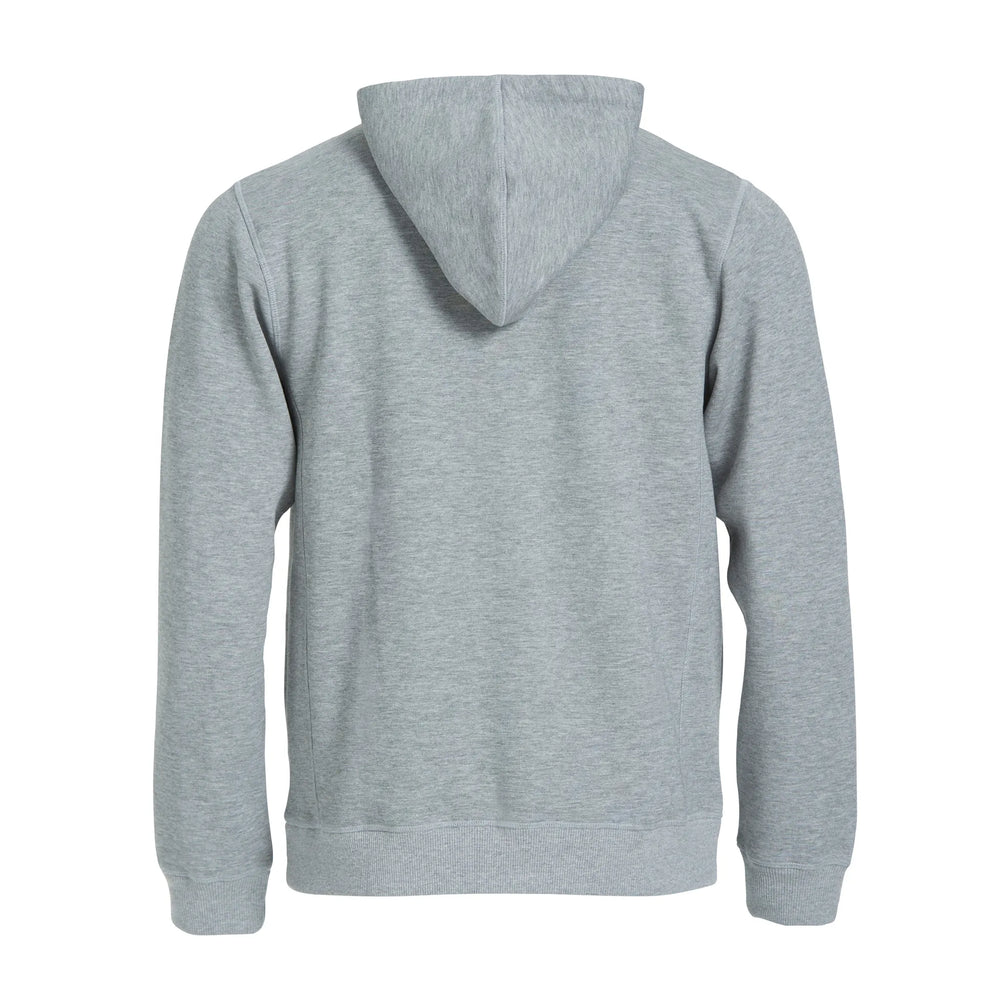 classic hoody clique grijs melange achterzijde 26021041