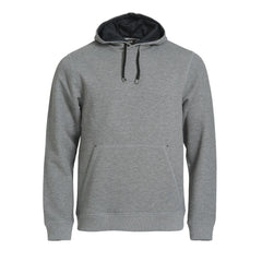 Classic Hoody Clique Melange Grijs