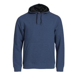 Clique Classic hoodie, Blauw gemêleerd - 26021041