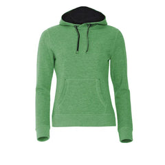 Dames Hoodie van Katoen en Polyester - Melange Groen