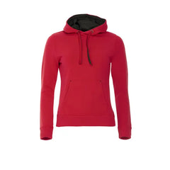 Dames Hoodie van Katoen en Polyester - Rood