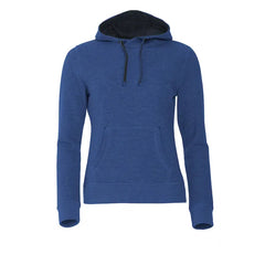 Dames Hoodie van Katoen en Polyester - Kobaltblauw