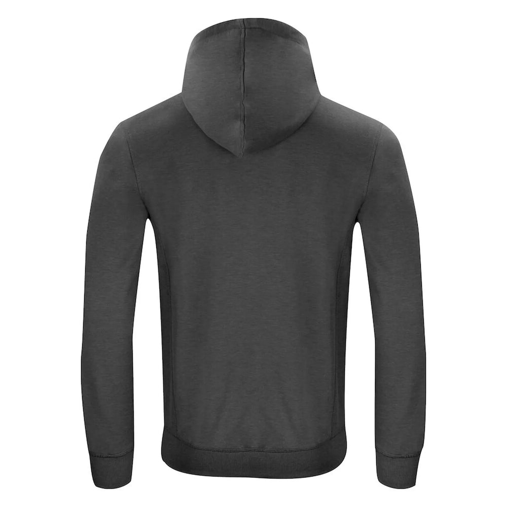 clique classic full zip hoody antraciet achterzijde 26021044

