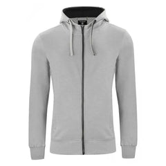 Clique Classic Full Zip Hoodie - Melange Grijs
