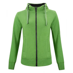 Hoodie Vest van Clique - Groen