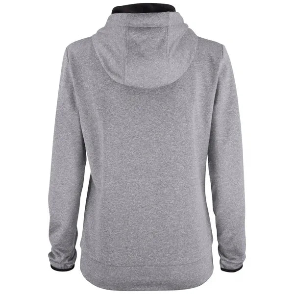 hoodie oakdale ladies clique grijs melange achterzijde 26021063