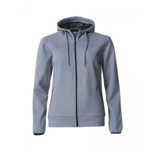 Clique Ottawa damesvest met capuchon, Lichtgrijs - 26021065