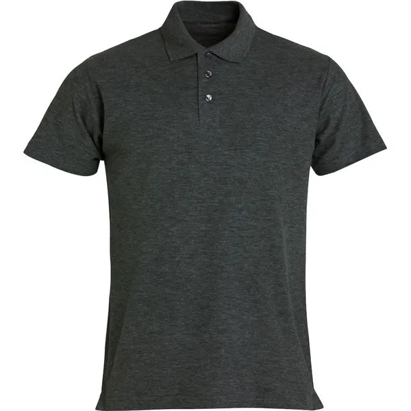 polo basic heren antraciet voorzijde 26028230