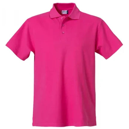 polo basic heren helder kersen voorzijde 26028230