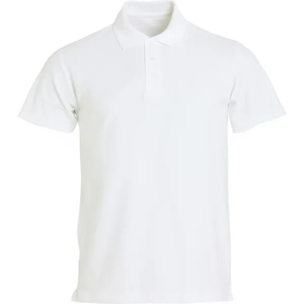 polo basic heren-wit voorzijde 26028230