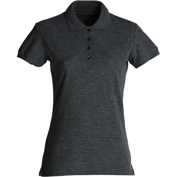 Clique Basic piqué damespolo, Antraciet - 26028231