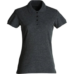 Clique Basic piqué damespolo, Antraciet - 26028231