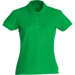 Clique Basic piqué damespolo, Appelgroen - 26028231
