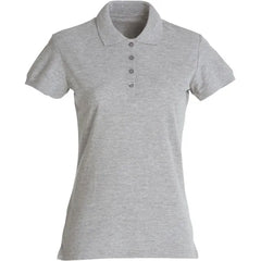 Basis Polo Piqué – Comfortabele Pasvorm Melange Grijs