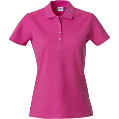 Basis Polo Piqué – Comfortabele Pasvorm Helder Kersen