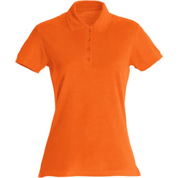 Clique Basic piqué damespolo, Oranje - 26028231