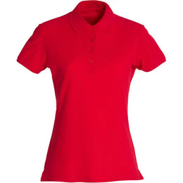 Clique Basic piqué damespolo, Rood - 26028231