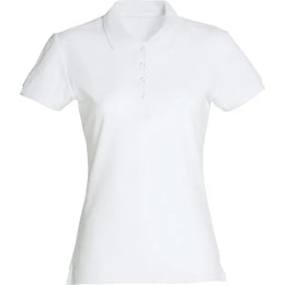 Clique Basic piqué damespolo, Wit - 26028231
