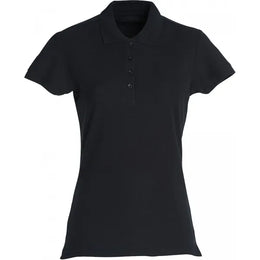 Clique Basic piqué damespolo, Zwart - 26028231