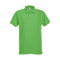 Clique Heren Polo met Stretch - Appelgroen