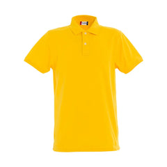 Clique Heren Polo met Stretch - Geel