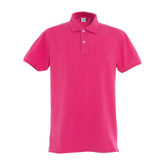 Clique Heren Polo met Stretch - Helder Kersen