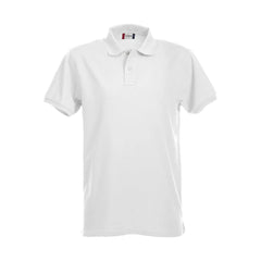 Clique Heren Polo met Stretch - Wit