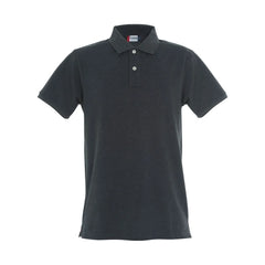 Clique Heren Polo met Stretch - Antraciet